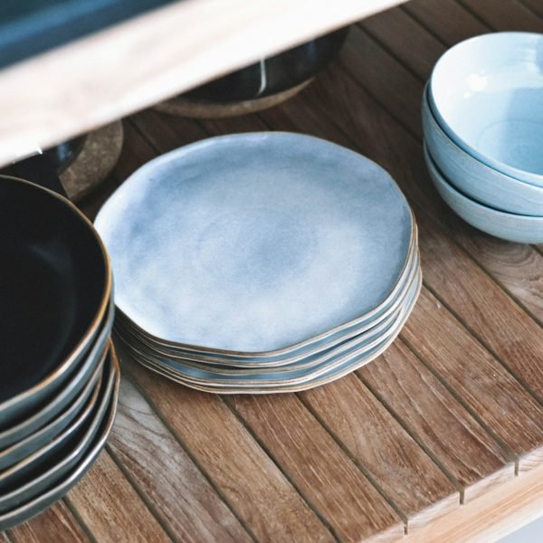 Blue Glaze Ceramic Dinnerware Set